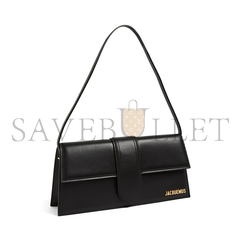 JACQUEMUS LEATHER LE BAMBINO LONG SHOULDER BAG 22E221BA013 (28*13*6cm)